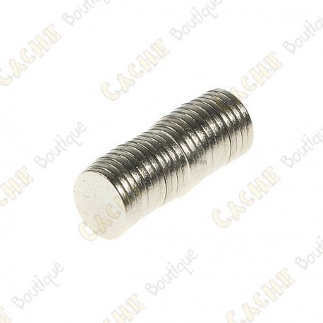 Neodynium magnets, 8mm - Pack of 10