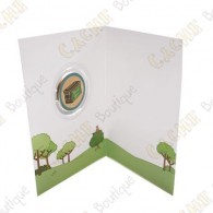 Thank you card with Geocoin