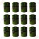 Magnetic Nano Caches x 12 - Green Camo