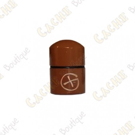 Magnetic Nano Cache "Geo" - Brown