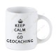 Caneca Geocaching branca - Keep Calm