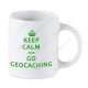 Caneca Geocaching branca - Keep Calm