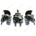 Géocoin "Casque Romain" 3D - Spiked Crest Gladiator