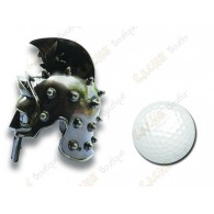 Géocoin "Casque Romain" 3D - Spiked Crest Gladiator