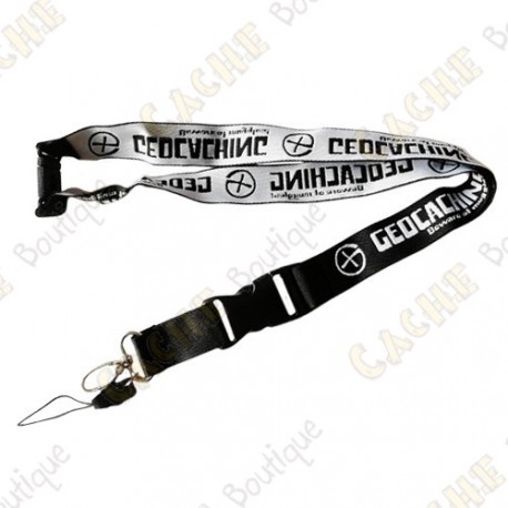 Geocaching lanyard - Black