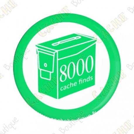 Geo Score Badge - 8000 Finds