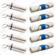 Micro capsule "Official Geocache" 5 cm + logroll x 5 - Grise