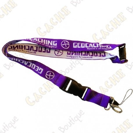 Lanyard Geocaching - Violet