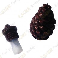 Waterproof cache "Pine cone" - Dark brown