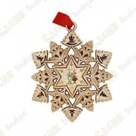 Géocoin "Signal ornament" Snowflake - Renne