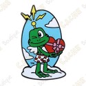 Geocoin "Signal the Frog™ Cupid"