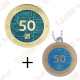 Geocoin + Traveler "Milestone" - 50 Finds