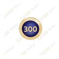 Pin's "Milestone" - 300 Finds