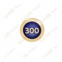 Pin's "Milestone" - 300 Finds