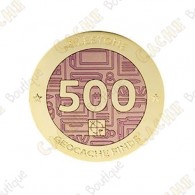 Geocoin "Milestone" - 500 Finds