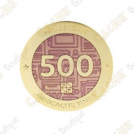 Geocoin "Milestone" - 500 Finds