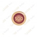 Pin's "Milestone" - 500 Finds