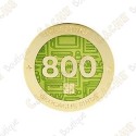 Geocoin "Milestone" - 800 Finds