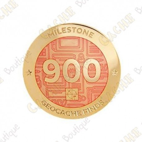 Geocoin "Milestone" - 900 Finds