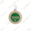 Travel tag "Milestone" - 1000 Finds