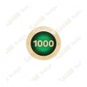 Pin's "Milestone" - 1000 Finds