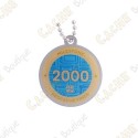 Travel tag "Milestone" - 2000 Finds