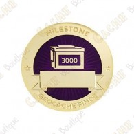 Geocoin "Milestone" - 3000 Finds
