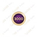 Pin's "Milestone" - 3000 Finds