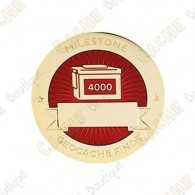 Geocoin "Milestone" - 4000 Finds