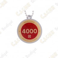 Travel tag "Milestone" - 4000 Finds
