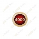 Pin's "Milestone" - 4000 Finds