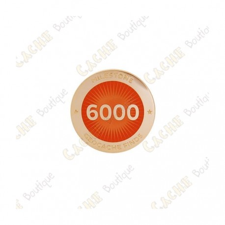 Pin's "Milestone" - 6000 Finds
