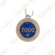 Geocoin + Travel Tag "Milestone" - 7000 Finds