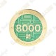 Geocoin "Milestone" - 8000 Finds