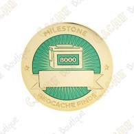 Geocoin "Milestone" - 8000 Finds