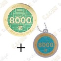 Geocoin + Traveler "Milestone" - 8000 Finds