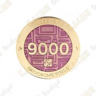 Geocoin + Traveler "Milestone" - 9000 Finds