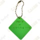 Geocaching logo 3D travel tag - Green