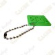 Geocaching logo 3D travel tag - Green