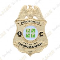 Géocoin "Official Junior Geocacher Badge"