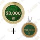 Geocoin + Traveler "Milestone" - 20 000 Finds