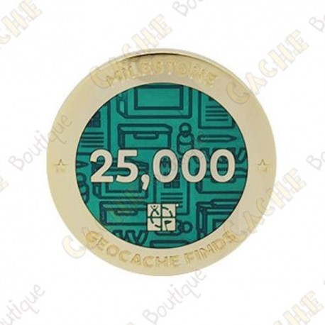 Geocoin "Milestone" - 25 000 Finds