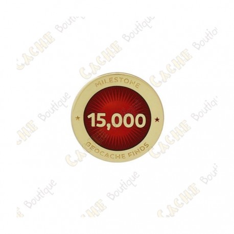 Pin's "Milestone" - 15 000 Finds