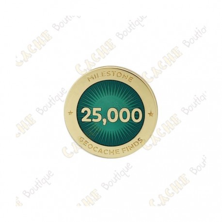 Pin's "Milestone" - 25 000 Finds