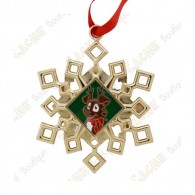 Geocoin "Snowflake ornament" - Reindeer