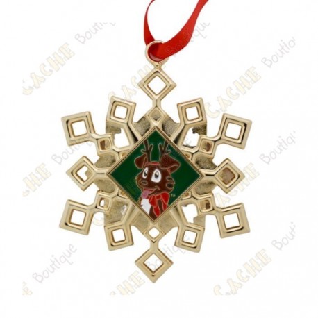 Géocoin "Snowflake ornament" - Renne