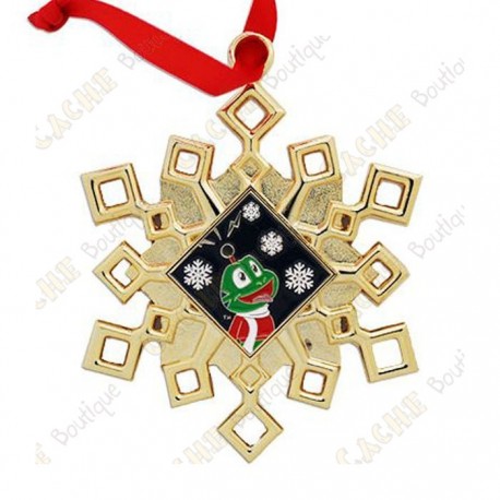 Géocoin "Snowflake ornament" - Signal the Frog®