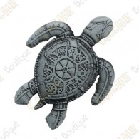 Géocoin "Steampunk Loggerhead " - Black Nickel
