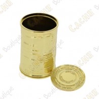Géocoin "The Original Can of Beans" - Gold