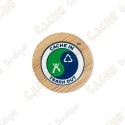 Pin's "Cache in, Trash out" Bambou